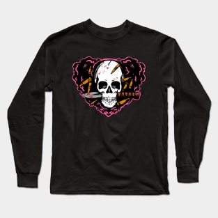 cute love skull Long Sleeve T-Shirt